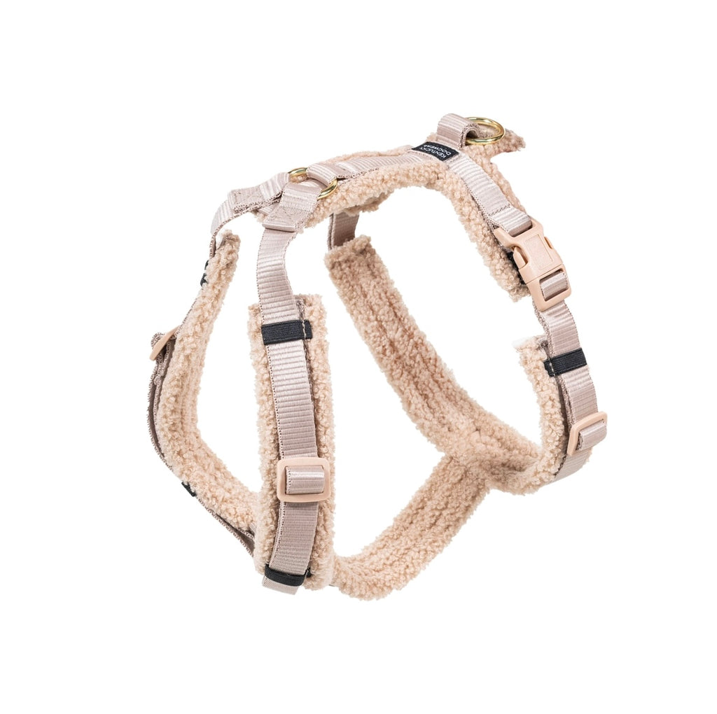 Dog Harness Active Teddy Fleece Beige