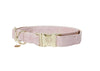 Dog Collar Velvet Light Rose