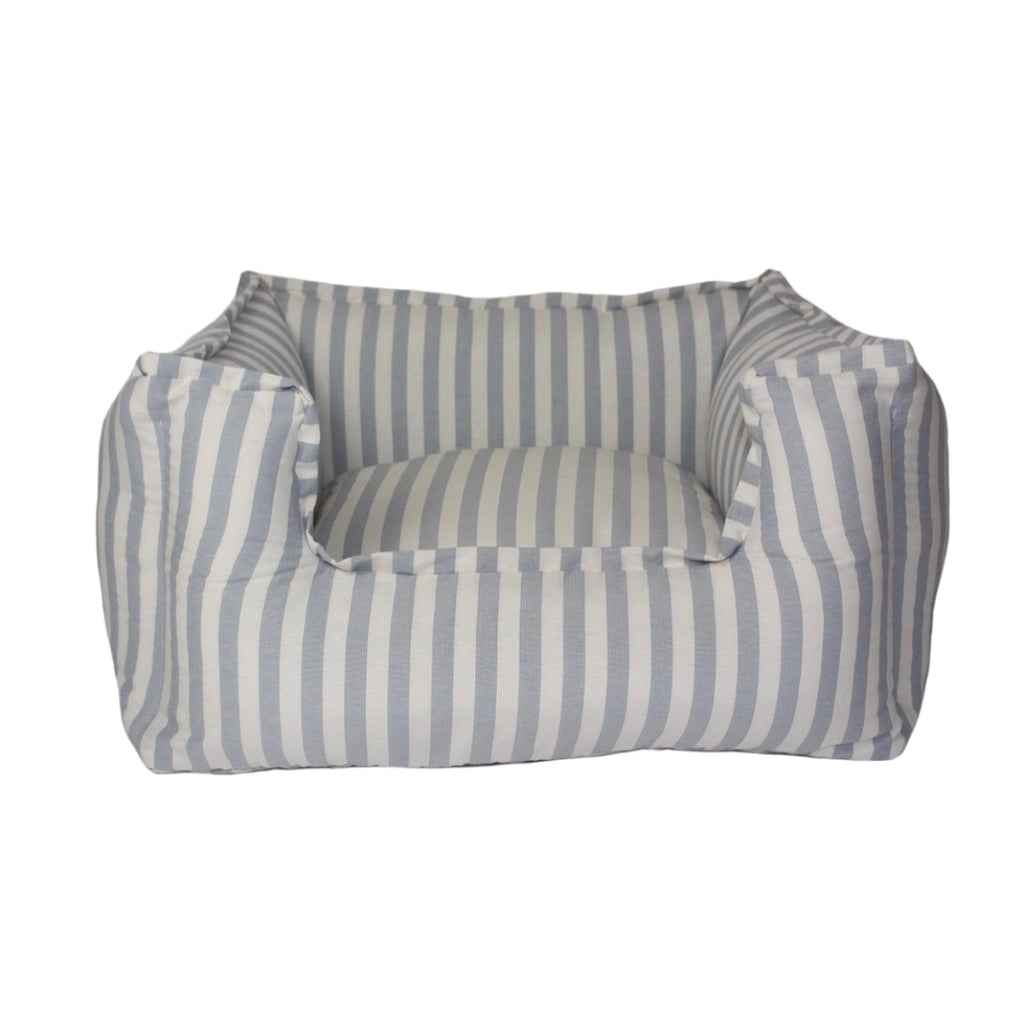 Dog Bed Hamptons Light Grey