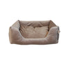 Dog Bed Velvet Beige