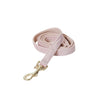 Dog Leash Velvet Light Rose