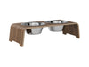 dogBar® Walnut with Stainless Steel