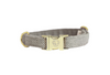 Dog Collar Wool Beige