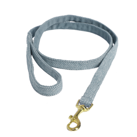 Dog Leash Wool Light Blue