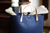 Felt Storage Basket Navy