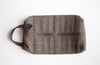 Tweed Wash Bag Brown